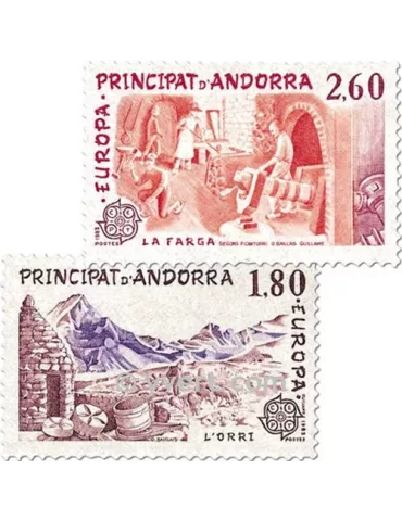 n° 313/314 - Timbre Andorre Poste