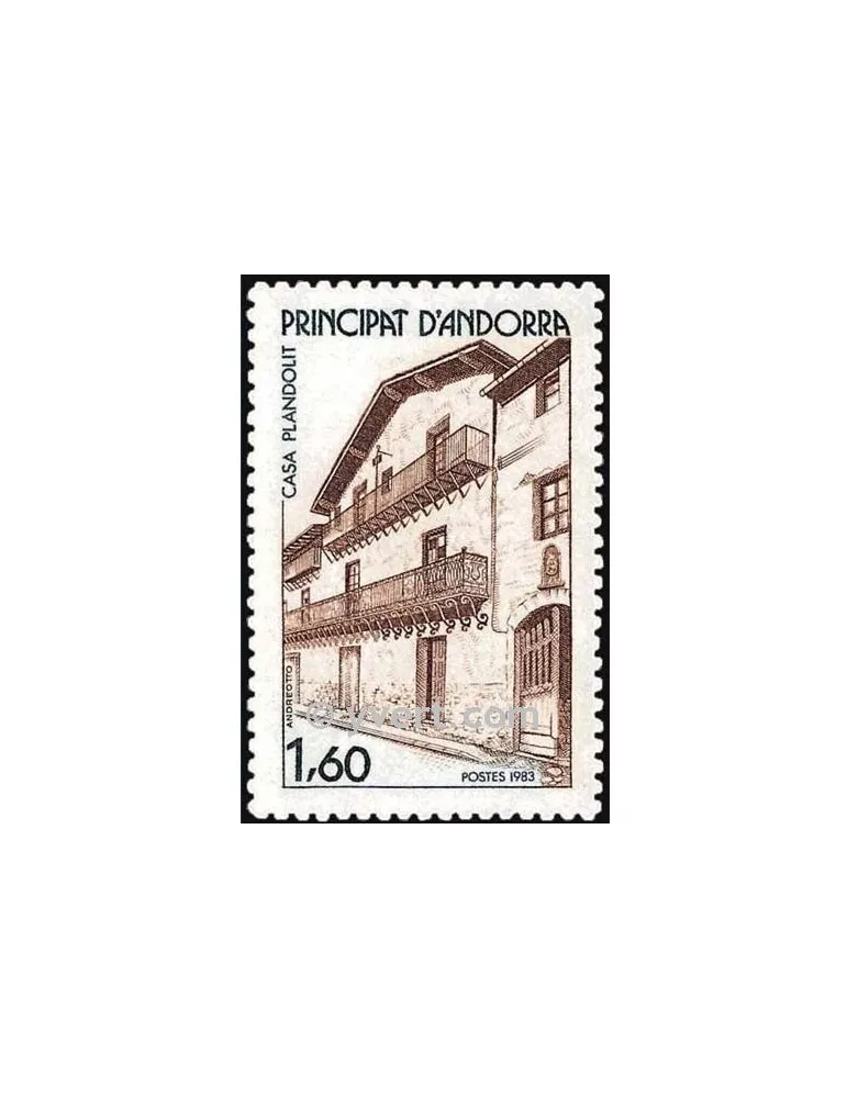 n° 326 - Timbre Andorre Poste