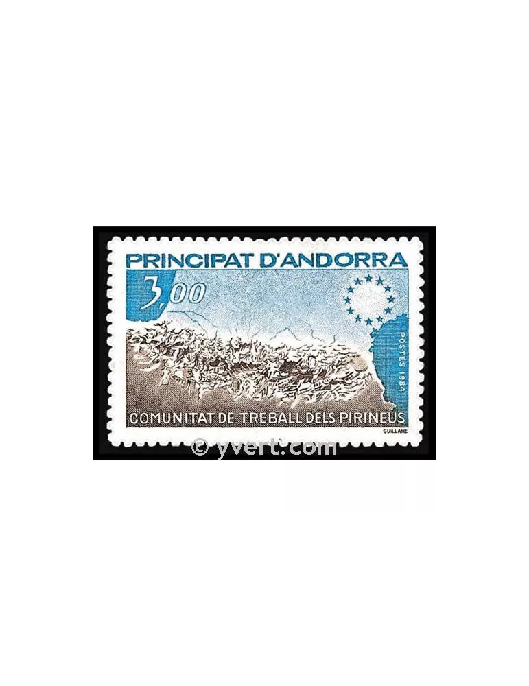 n° 328 - Timbre Andorre Poste