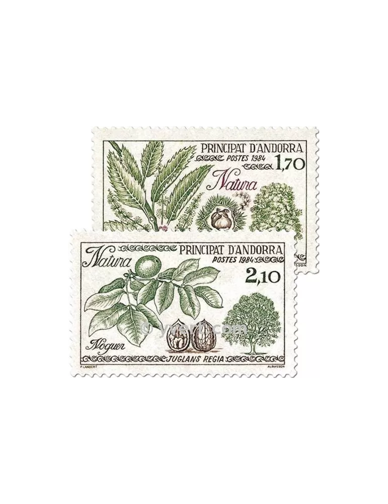 n° 331/332 - Timbre Andorre Poste