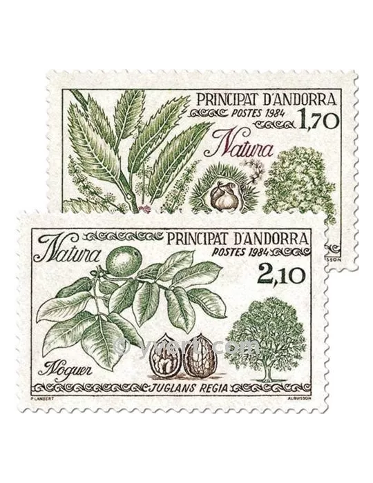 n° 331/332 - Timbre Andorre Poste