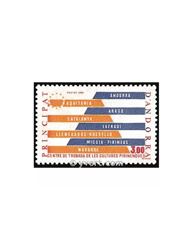 n° 333 - Timbre Andorre Poste