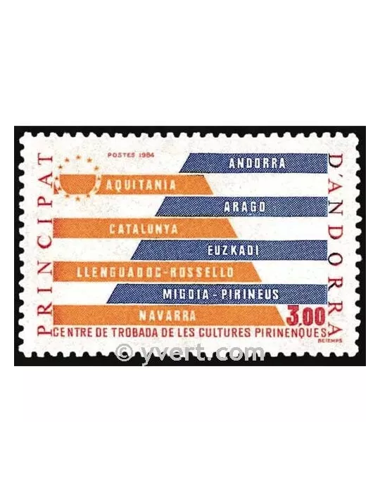n° 333 - Timbre Andorre Poste