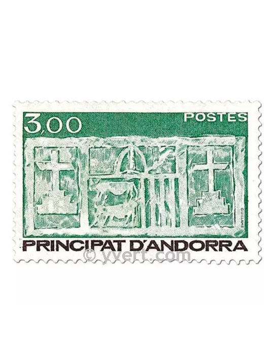n° 335/336 - Timbre Andorre Poste