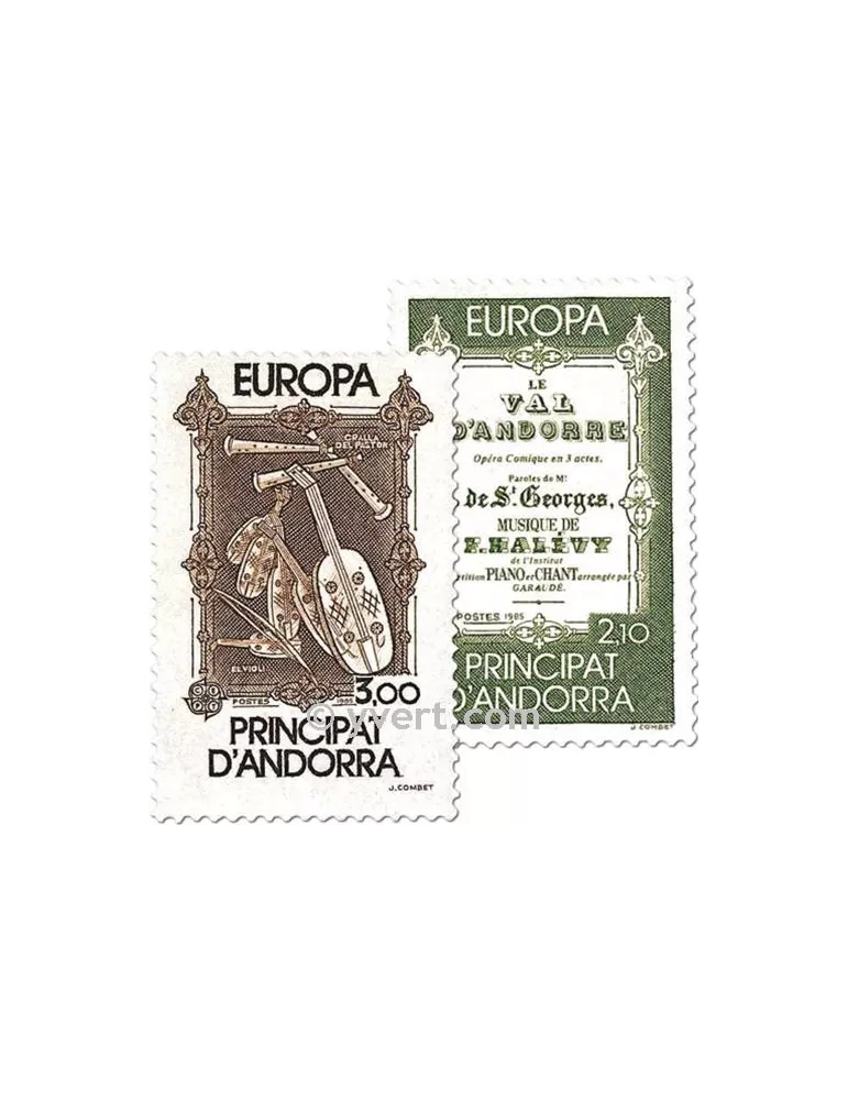 n° 339/340 - Timbre Andorre Poste