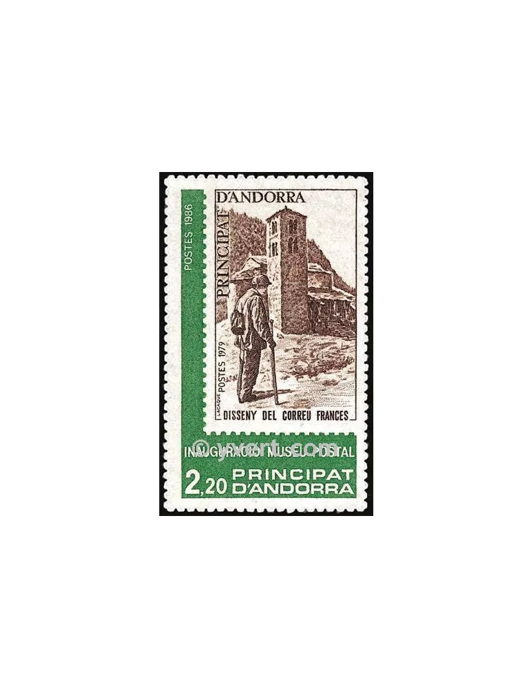 n° 345 - Timbre Andorre Poste