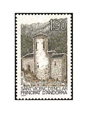 n° 354 - Timbre Andorre Poste