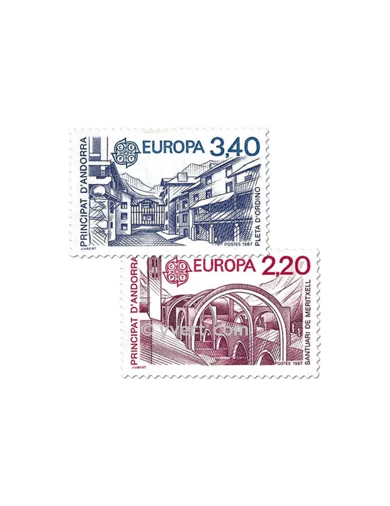 n° 358/359 - Timbre Andorre Poste
