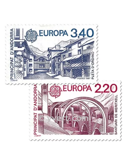 n° 358/359 - Timbre Andorre Poste