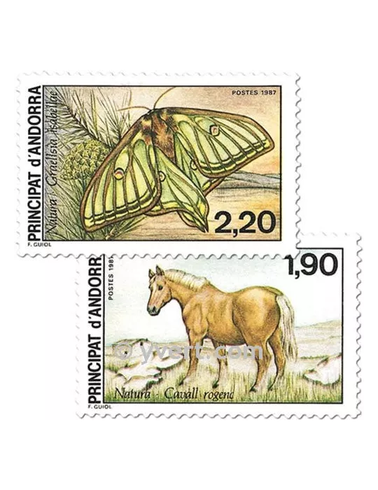 n° 361/362 - Timbre Andorre Poste