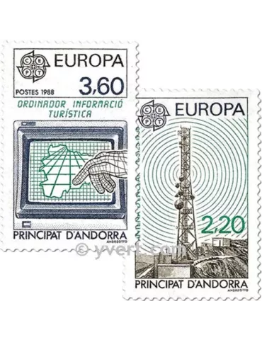 n° 369/370 - Timbre Andorre Poste