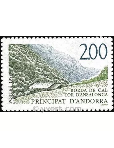 n° 372 - Timbre Andorre Poste