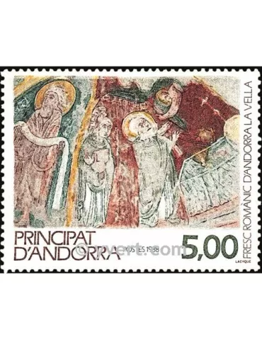 n° 375 - Timbre Andorre Poste