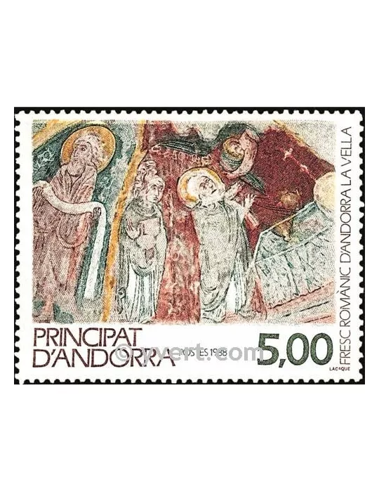 n° 375 - Timbre Andorre Poste