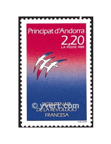 n° 376 - Timbre Andorre Poste