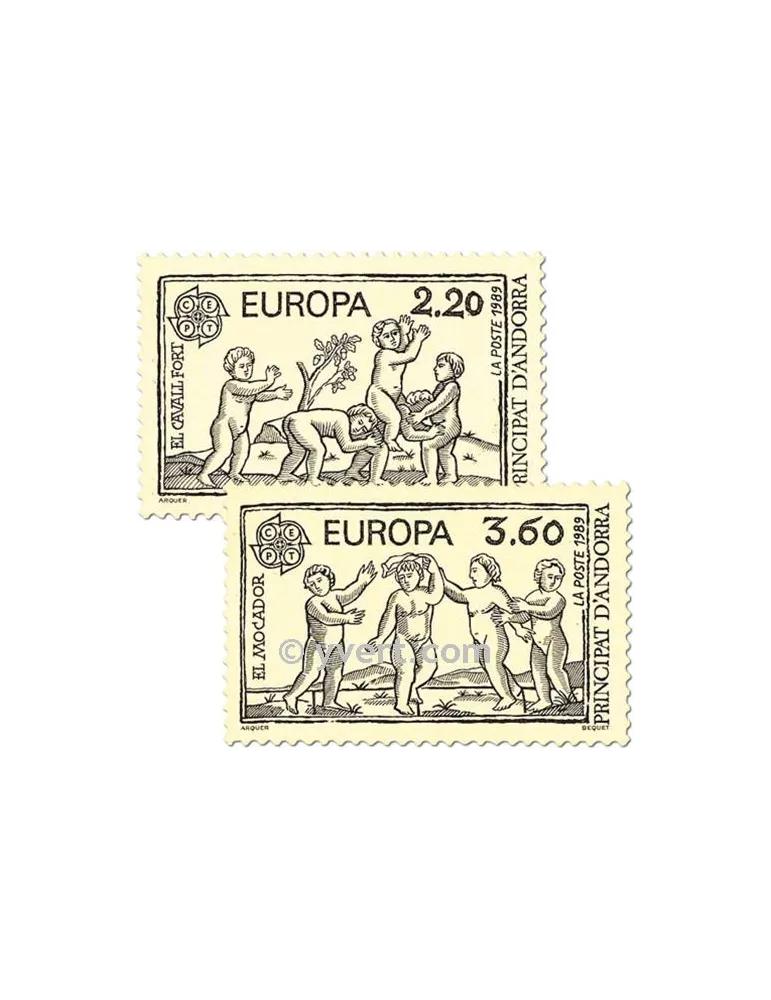 n° 378/379 - Timbre Andorre Poste