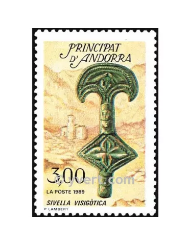 n° 381 - Timbre Andorre Poste