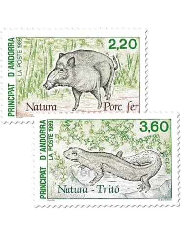 n° 382/383 - Timbre Andorre Poste