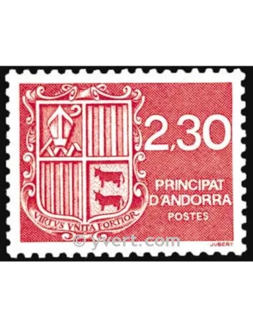 n° 387 - Timbre Andorre Poste
