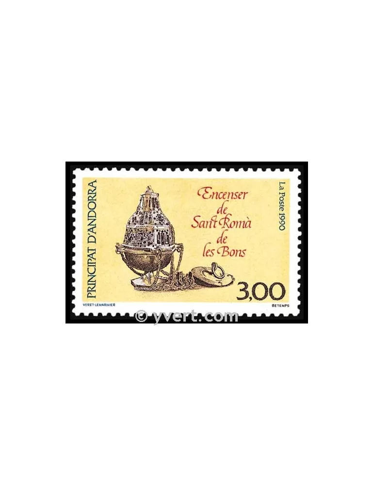 n° 392 - Timbre Andorre Poste