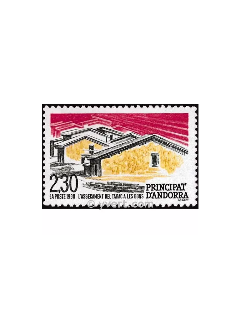 n° 395 - Timbre Andorre Poste