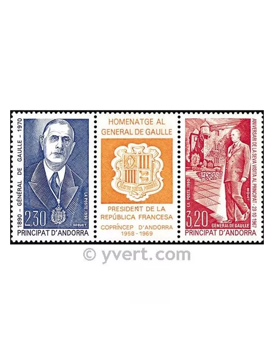 n° 399A - Timbre Andorre Poste