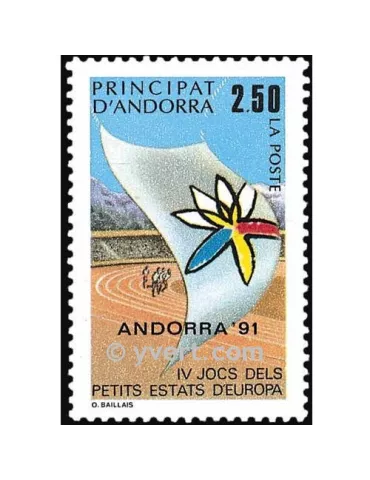 n° 401 - Timbre Andorre Poste
