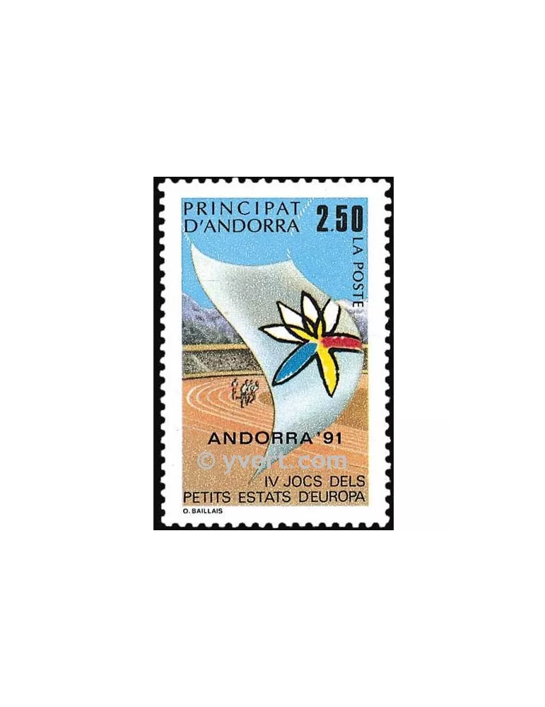 n° 401 - Timbre Andorre Poste