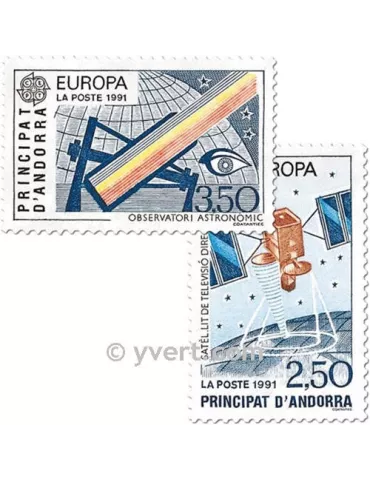 n° 402/403 - Timbre Andorre Poste