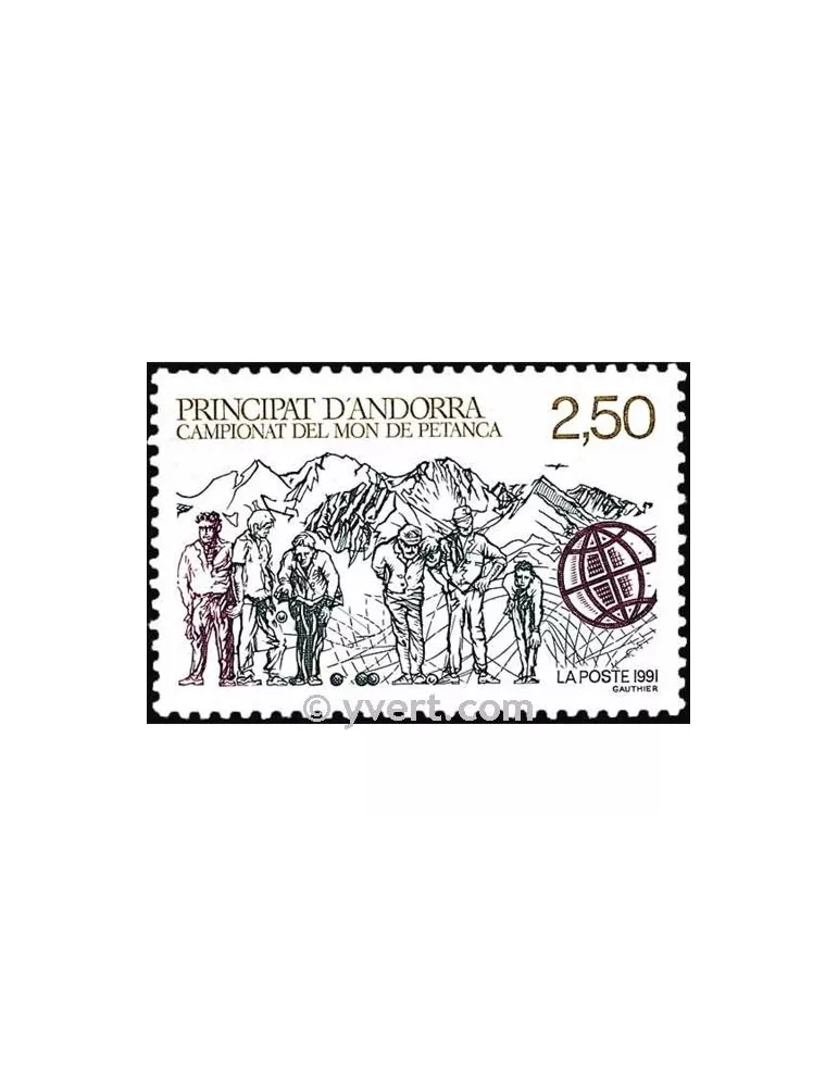 n° 407 - Timbre Andorre Poste