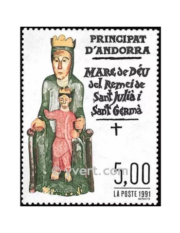 n° 412 - Timbre Andorre Poste