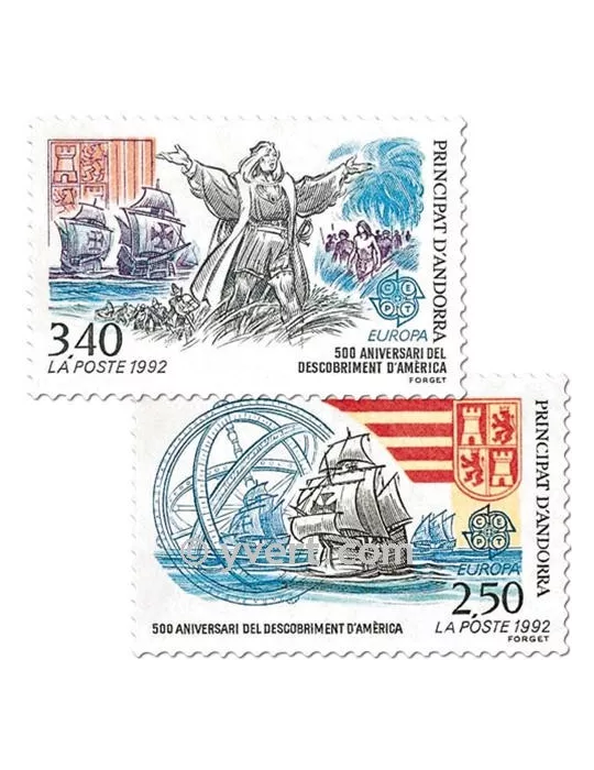 n° 416/417 - Timbre Andorre Poste