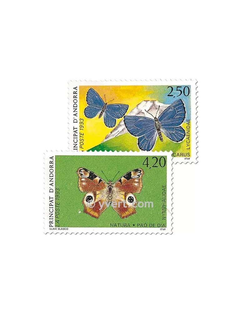 n° 432/433 - Timbre Andorre Poste