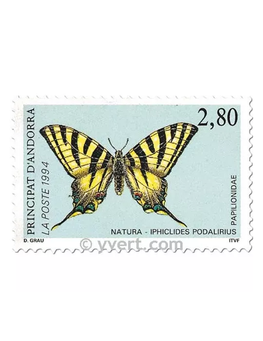 n° 451/452 - Timbre Andorre Poste