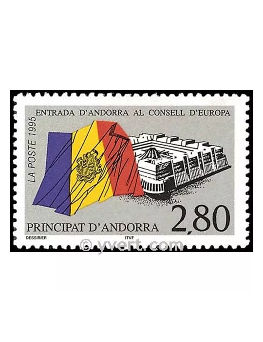n° 466 - Timbre Andorre Poste