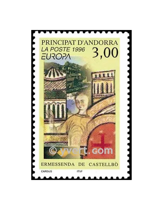 n° 476 - Timbre Andorre Poste