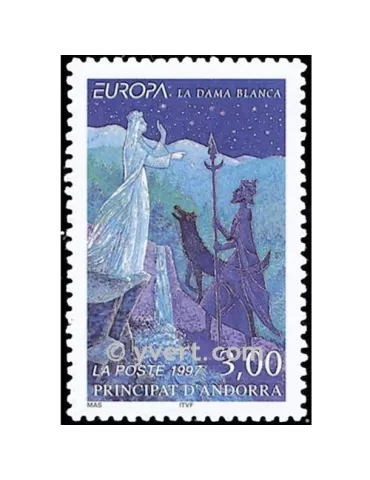 n° 487 - Timbre Andorre Poste