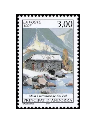 n° 489 - Timbre Andorre Poste