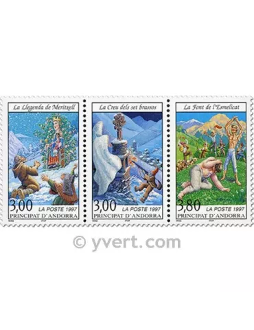 n° 495A - Timbre Andorre Poste