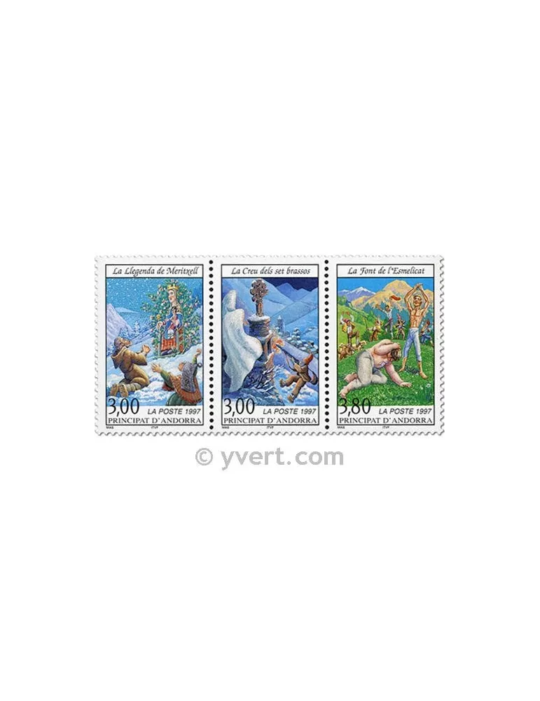 n° 495A - Timbre Andorre Poste