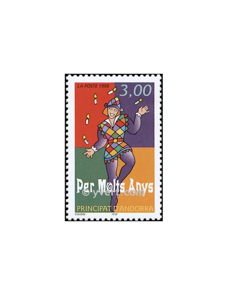 n° 497 - Timbre Andorre Poste