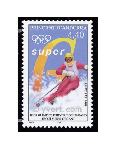 n° 498 - Timbre Andorre Poste