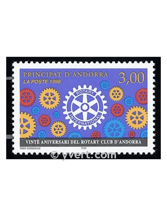 n° 500 - Timbre Andorre Poste