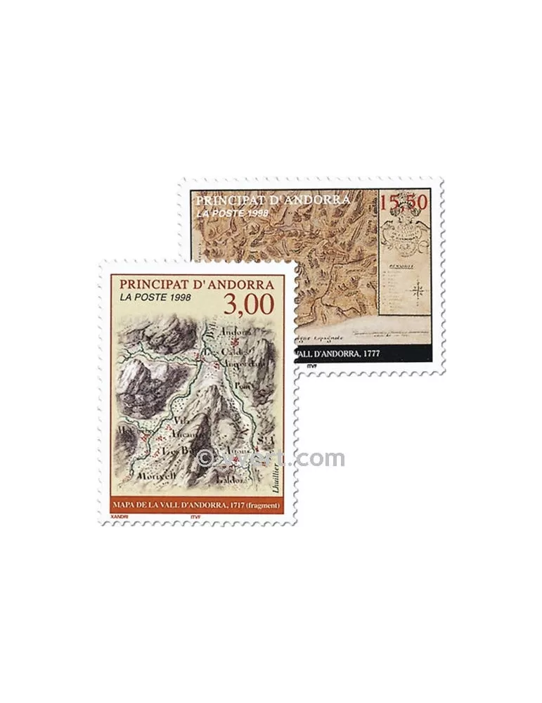 n° 508/509 - Timbre Andorre Poste