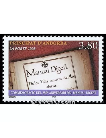 n° 511 - Timbre Andorre Poste