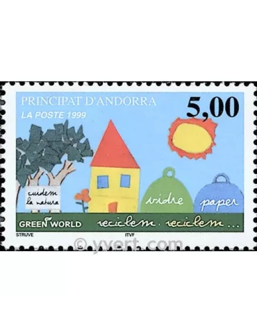 n° 513 - Timbre Andorre Poste