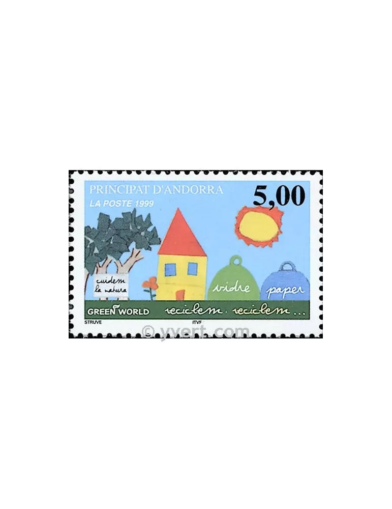 n° 513 - Timbre Andorre Poste
