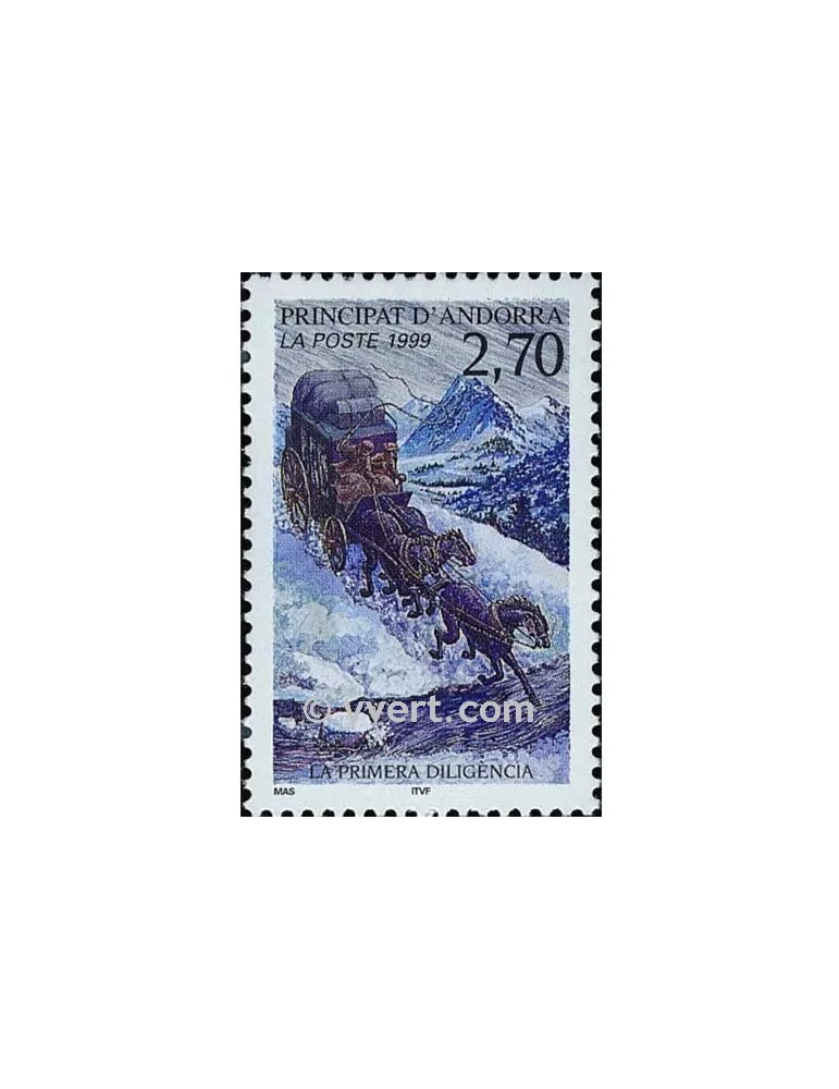 n° 516 - Timbre Andorre Poste