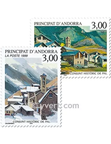 n° 519/520 - Timbre Andorre Poste