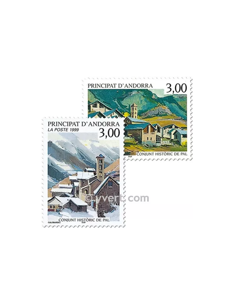 n° 519/520 - Timbre Andorre Poste